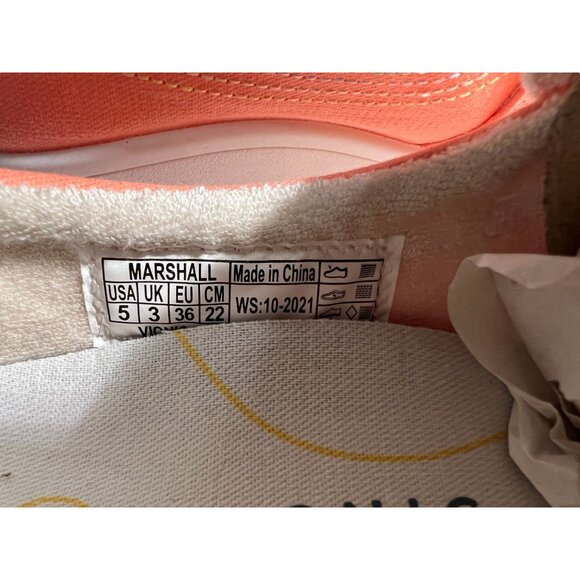 Vionic Beach Marshall slip on shoes Peach Salmon Size 5  NEW with Tags - Picture 5 of 8